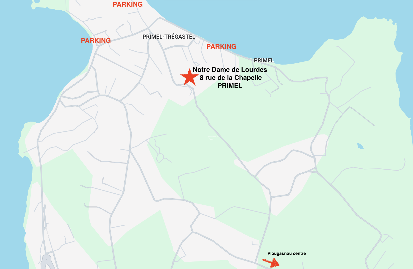 Notre Dame de Lourdes Plan